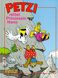 [Cover: Petzi rettet Prinzessin Nana; Hardcover: 20 cm x 26,5 cm]