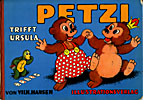 [Cover: Petzi trifft Ursula; Querformat-Hardcover-Ausgabe, groß]