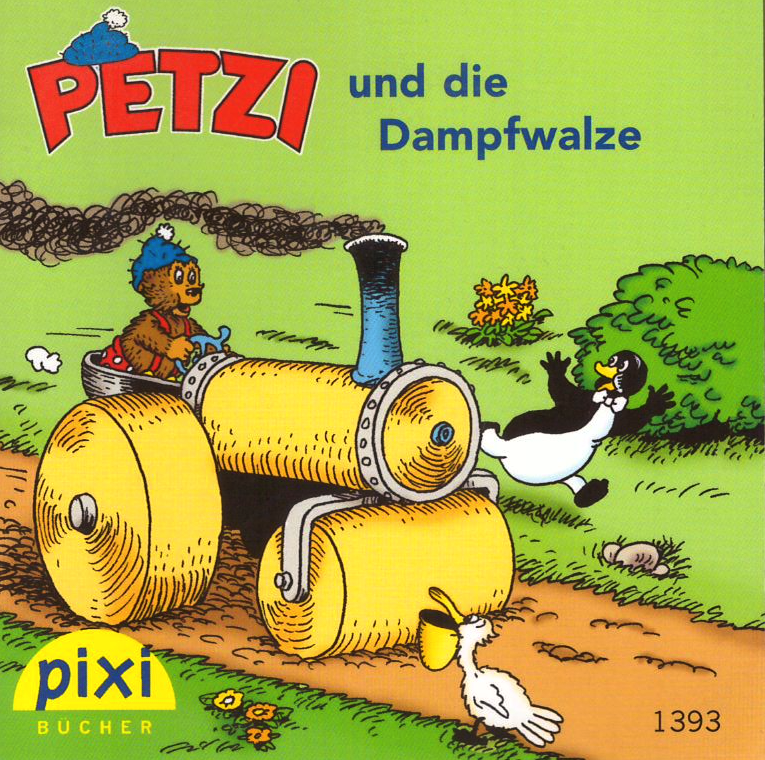 [Pixi-Cover: Petzi und die Dampfwalze]